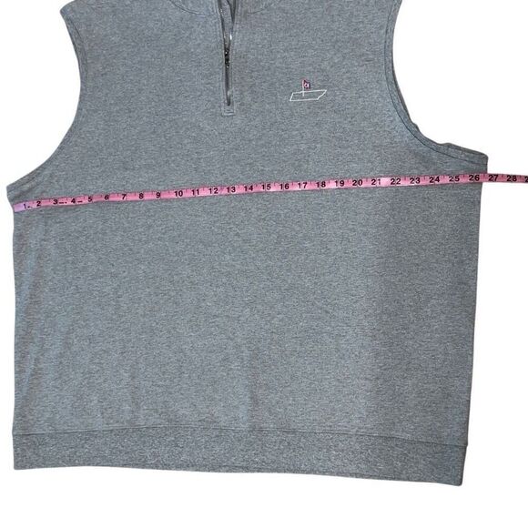 Holderness & Bourne The Robbins Vest Tailored Fit Gray Embroidered size XXL - Picture 5 of 7